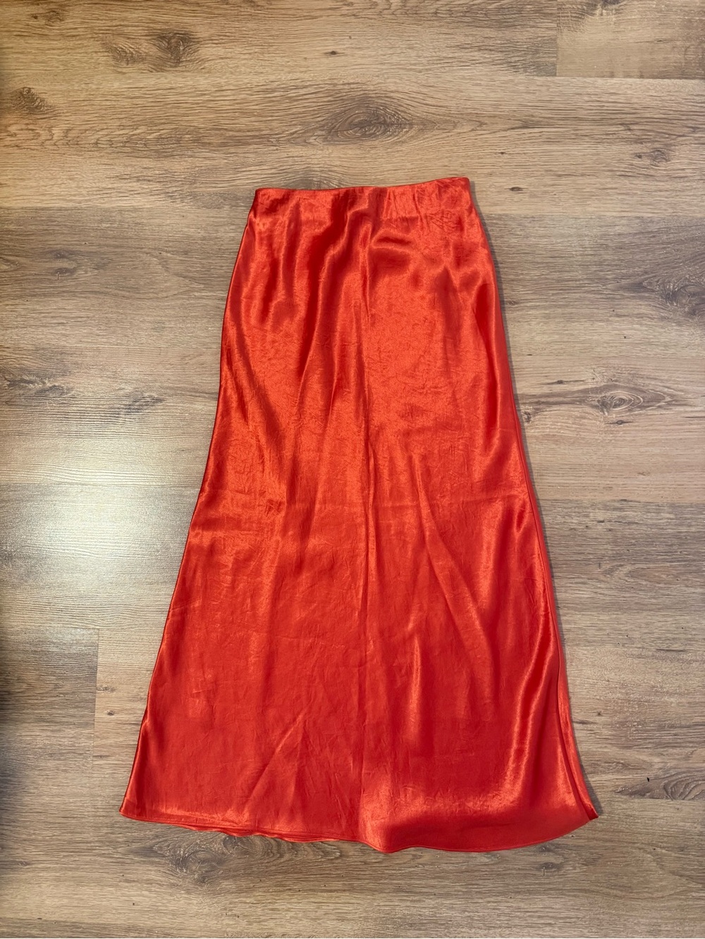 Aritzia satin maxi slip skirt